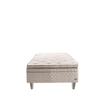 DUX - Dux 30 resårbotten medium 120x200 cm/ Top Pad Plus Bäddmadrass/ Konisk oatmeal  20 cm - Ramsängar - Beige