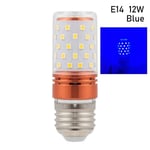 LED Majs färgglada Glödlampor Majslampa BLÅ E14 12W E14 12W Blue E14  12W-E14  12W