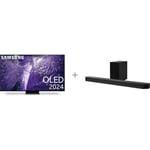 Samsung 55" S95D – 4K QD-OLED TV + HW-Q700D 3.1.2 Dolby Atmos Soundbar -tuotepaketti
