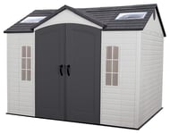 Lifetime Plastic Desert Sand Outdoor Storage Shed - 10 x 8ft