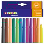 Playbox Tuschpennor Jumbo - Basfärger 12 st