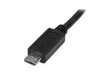 StarTech.com 0.5m 20in Micro-USB Extension Cable - M/F - Micro USB Male to Micro USB Female Cable (USBUBEXT50CM) - USB forlængerkabel - Micro-USB Type B til Micro-USB Type B - 50 cm
