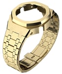 Unofficial Gen 4 Mod for CasiOak GA-2100 - Golden Steel Case | Golden Steel Bezel Without Screws | Golden Steel Bracelet - Herreur