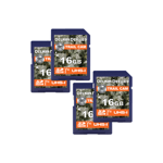 Delkin Trail Cam SDHC 16GB 4-pack