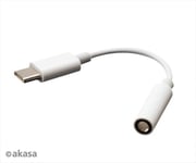 Akasa AK-CBCA27-10WH USB Type-C to 3.5 mm Headphone Jack Adapter