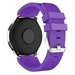 SQWK Watch Band For Samsung Galaxy Watch Active Strap Gear S3 Silicone Bracelet Strap For Huawei Watch Gt 20mm purple
