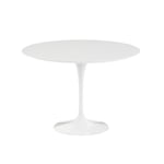 Saarinen Round Table For Outdoor, Rund, Ø 107 cm, Vitt underrede