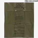 HIGHLANDER EMERGENCY SURVIVAL BAG FIRST AID ARMY GREEN BIVI PROTECTION SHELTER