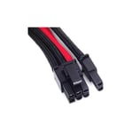 Silverstone - PP07-PCIBR - Câble d'alimentation pour carte graphique (noir et rouge)