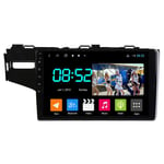 Car Radio Android, 2 Din In-Dash Audio Head Unit 10.1'' Touchscreen Wifi Plug And Play Full RCA SWC Support Carautoplay/GPS/DAB+/OBDII for Honda Jazz 3/Fit 3 2013-2020,Octa core,4G Wifi 2G+32G