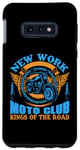 Coque pour Galaxy S10e Motocycliste rétro Kings of the Road du New York Moto Club