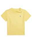 Ralph Lauren Baby Boys Classic Short Sleeve T-shirt - Oasis Yellow, Yellow, Size 3 Months