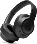 JBL Tune 710BT Pure Bass Wireless Bluetooth Over-Ear Headphones - Black UK..