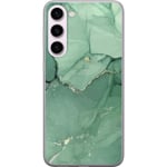 Samsung Galaxy S23+ Genomskinligt Skal Grön Marmor