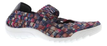 Adesso Women's Chloe Rose Haze Elasticated Mary Jane Slip On Shoe UK 5 - EU 38 - US 7