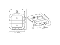 Connectech Media Box Mount Til Apple Tv