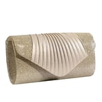Kvinnor Flap Handväska Kvällsfest Bröllopsväska Clutch Väska Prom Bröllopsplånbok Handväska