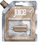 Juice In-Car Charger Mega Fast Charge 2.1 Amp - Gold - NEW UK
