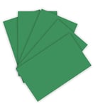 folia- Lot de 50 Feuilles de Papier à Dessin Vert Mousse 130 g/m², Format A3, Base pour de Nombreux travaux manuels, 10263390