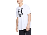 Under Armour Herr Gl Foundation Ss T Shirt Vit R. S