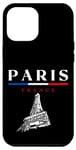 Coque pour iPhone 13 Pro Max Cool Paris France, Paris World Inspired Illustration Fashion