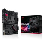 Asus ROG STRIX B550-F GAMING, AMD Socket AM4, B550, ATX, 4xDDR4, CrossFireX, 2xPCI Express, 2xM.2 + SATA3 RAID, HDMI/DP, 7.1-ljud, USB-C, 2.5Gbe LAN, Aura Sync RGB
