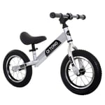 TYSYA Children 2-6 Years Old Balance Bike 12 Inches Children Playing Gliding Bicycle No Foot Pedal Training Toys Adjustable Seat,C