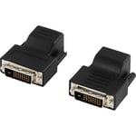 DVI-D-förlängare över Cat5 Ethernet-kabel, upp till 80 m (20 m vid 1080p)