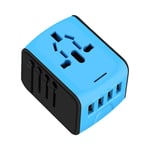 Universal Travel Adapter USB Port Fast Charger Plug UK EU AUS US Adapter