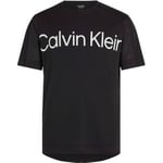 Calvin Klein Sport Pique Gym T-shirt Svart X-Large Herr