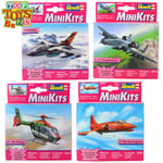 Revell MiniKits Model Plane Buildable Sets Pre Painted - Set 11 - Pack of 4