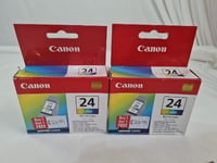 Canon BCI-24 Color ink Cartridge S200 S300 I250 I320 I350 Colour Pixma X2packs