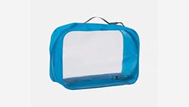 Exped Clear Cube Large Packing Organiser One Size Cyan, Cyan, Check-in, X
