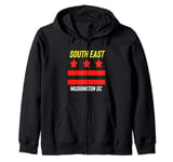 South East Washington D.C. SE, Awesome District of Columbia Zip Hoodie
