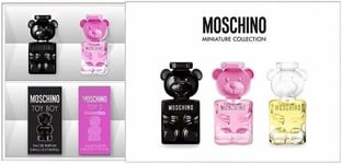 MOSCHINO MINIATURE COLLECTION 3 X 5ml  FOR HIM & HER PERFECT XMAS GIFT SEE DESCR