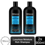 2x of 900ml TRESemm? Luxurious Moisture Rich Shampoo & Conditioner for Dry Hair