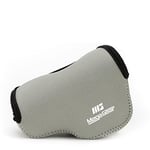 MegaGear ''Ultra Light'' Neoprene Camera Case Bag with Carabiner for SONY NEX5, NEX5N, NEX5R with 16-50 LENS (Gray)