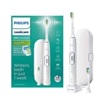 Philips Sonicare ProtectiveClean 6100 Electric Toothbrush with Travel Case, 3 x Cleaning Modes, 3 Intensities & Additional Toothbrush Head - White (UK 2-pin Bathroom Plug) - HX6877/29