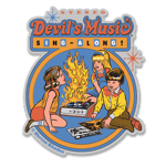 Steven Rhodes - Devil's Music Sing-Along Sticker, Accessories