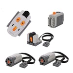 5 st Power Functions M Motor Batteri Ir Fjärrkontroll Mottagarset Robot Technic Delar Nytt