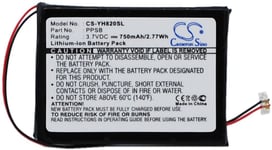 Kompatibelt med Samsung YEEP YH-820, 3.7V, 750 mAh