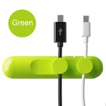 Wire Cable Organizer Magnetic Cord Clips Green