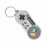 OFFICIAL SUPER NINTENDO CLASSIC CONTROLLER RUBBER KEY RING KEY CHAIN 