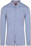 New Hugo BOSS mens blue scissors cuts slim casual smart jeans suit shirt MEDIUM