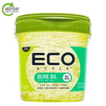 Eco Style Olive Oil Eco Styler Hair Gel, Hydrate and Style, Green, 236 ml Pack 1