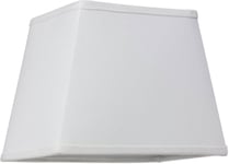 Linne Lampskärm Rektangulär 23,5cm Vit