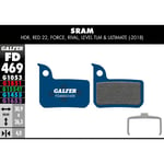 Galfer SRAM HDR Brake Pads - Road Compound Gravel Red Force Apex 22 AXS Disc New
