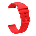 SKALO Silikonarmband till Huawei Watch Gt 2 42mm - Röd