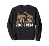 Zoo Crew Zookeeper Costume Safari Wildlife Animal Park Sweatshirt