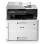 Brother MFC-L3755CDW Colour Laser Wireless Multifunction Printer Print / Copy / Scan / Fax - PCL language compatible - for Small Business / Education / Medical Centre